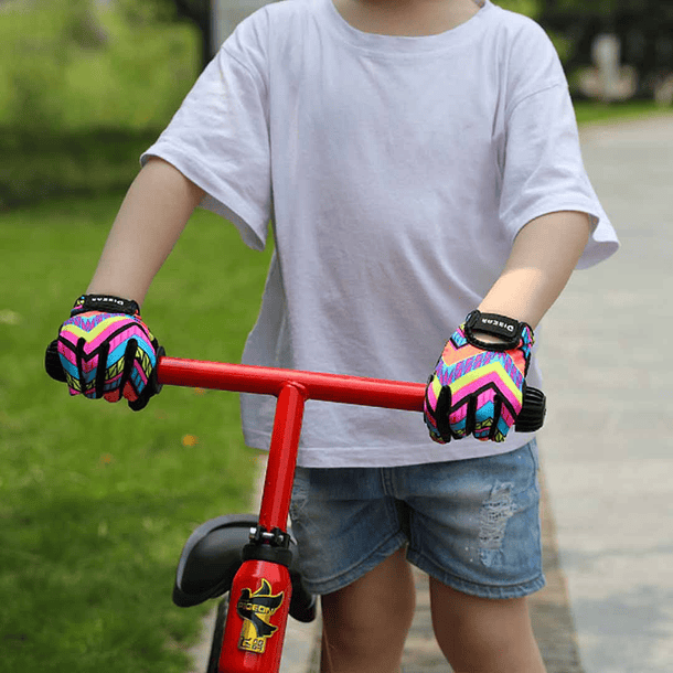 GUANTE KIDS PINK/BLUE MCYCLE S 3