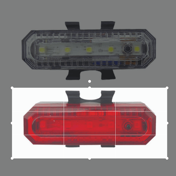 LUZ DE BICICLETA 3069 USBTRASERA 