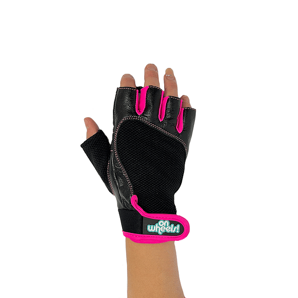 GUANTE MULTISPORT OW BLACK/PINK L 4