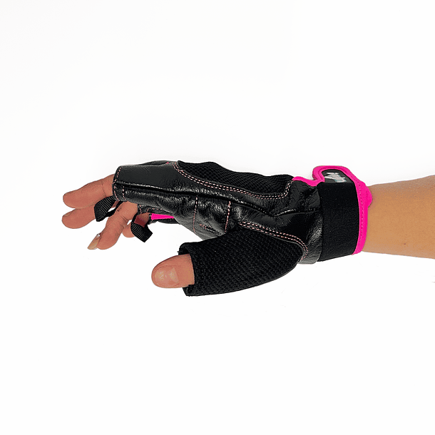 GUANTE MULTISPORT OW BLACK/PINK L 6