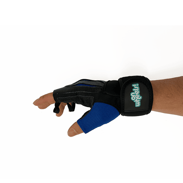 GUANTE MULTISPORT BLACK/BLUE L 7