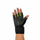 GUANTE MULTISPORT BLACK/ AMARILLO FLUOR XL 4
