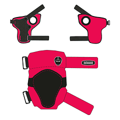 SET DE 3 PROTECCIONES MULTISPORT NUTCASE - RED -3/5 AÑOS