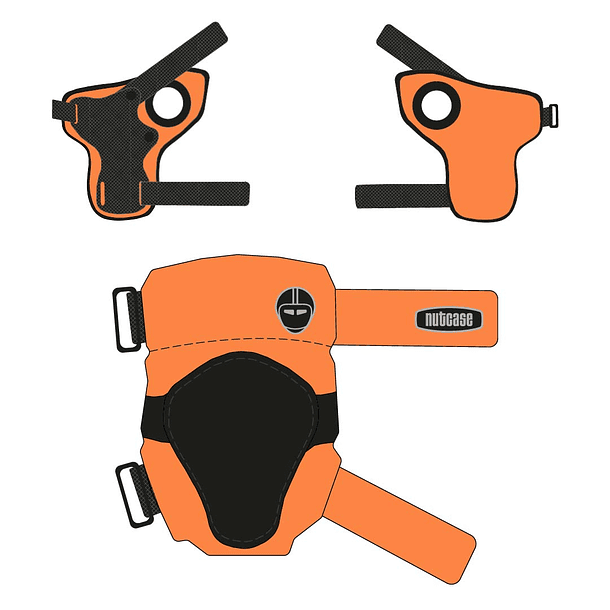 SET DE 3 PROTECCIONES MULTISPORT NUTCASE - CORAL -3/5 AÑOS 2