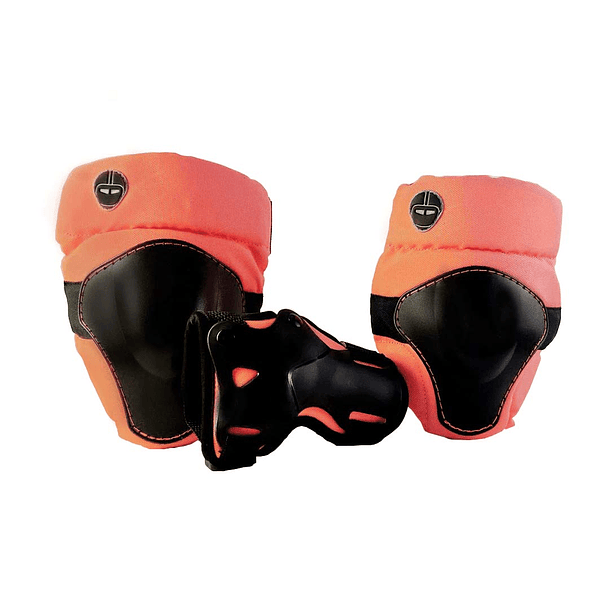 SET DE 3 PROTECCIONES MULTISPORT NUTCASE - CORAL +8 AÑOS 1