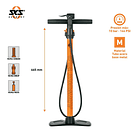 BOMBIN DE PIE AIRWORX 10.0 ORANGE 3