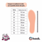 PATINES HOOK SCHOOL WHITE 35 5