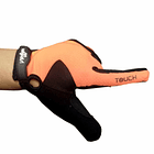 GUANTE LARGO TOUCH ONWHEELS NARANJO/NEGRO TALLA S 5