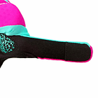 GUANTE LARGO TOUCH ONWHEELS MORADO/VERDE TALLA S 6