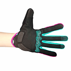 GUANTE LARGO TOUCH ONWHEELS MORADO/VERDE TALLA S 2