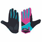 GUANTE LARGO TOUCH ONWHEELS MORADO/VERDE TALLA S 4