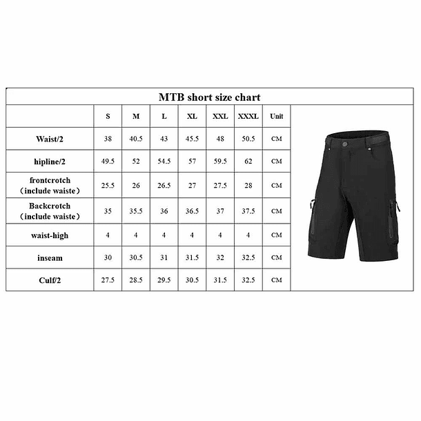 Short MTB Grey XL 3