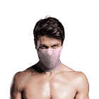 MASCARA DEPORTIVA TEJIDO ULTRAFINO CON CUELLO N1 - ROSADA 1