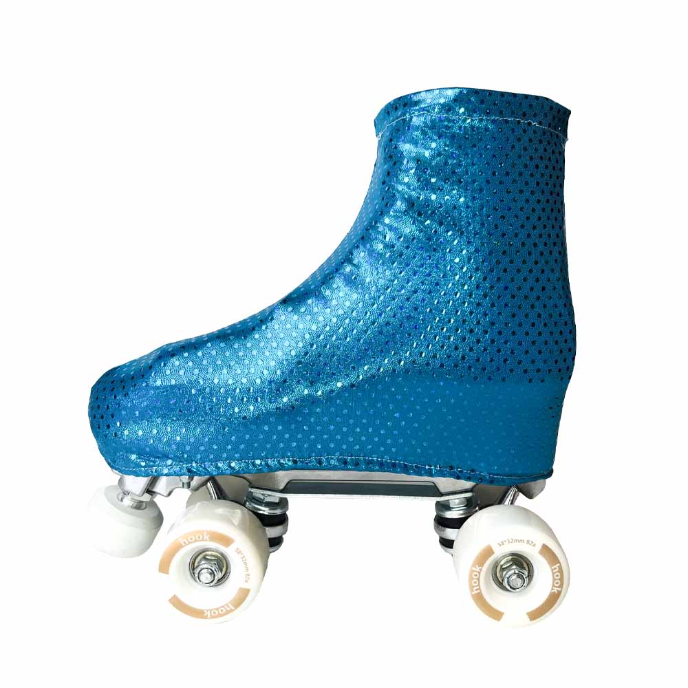 Cubre patines azul brillante