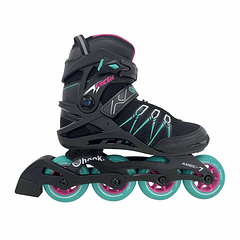 PATINES HOOK FRESH ROSA AZUL 38