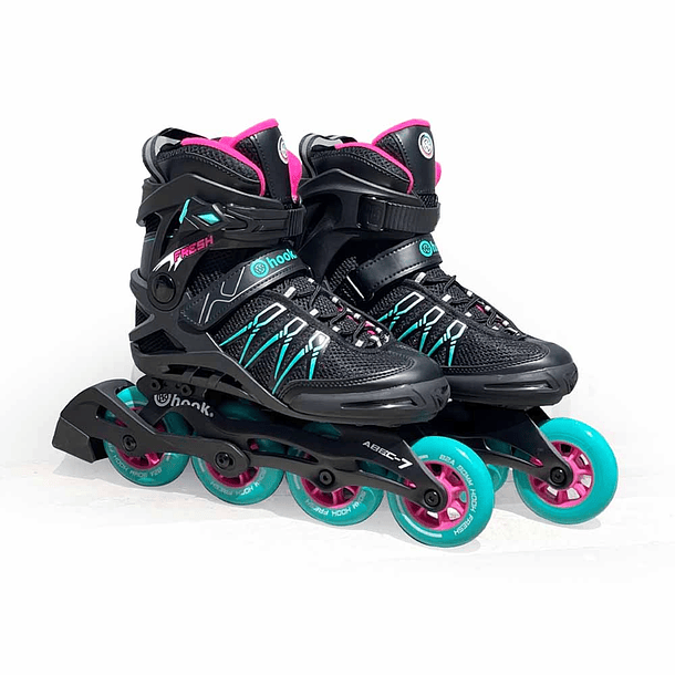 PATINES HOOK FRESH ROSA AZUL 39 1