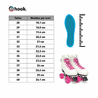 PATINES HOOK SCHOOL WHITE-PINK 34 5