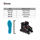 PATINES HOOK POWER GREEN XS (27-30) 12