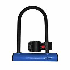 U-LOCK ONWHEELS CORTO CON SOPORTE - AZUL