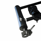U-LOCK ONWHEELS LARGO CON PIOLA Y SOPORTE - NEGRO 3