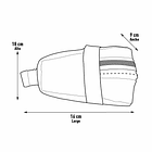 BOLSO BICICLETA SILLÍN IMPERMEABLE RED 3