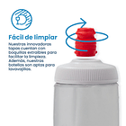 BOTELLA DE AGUA POLAR SURGE TARTAN 20oz COLOR BONFIRE RED/ORANGE  2