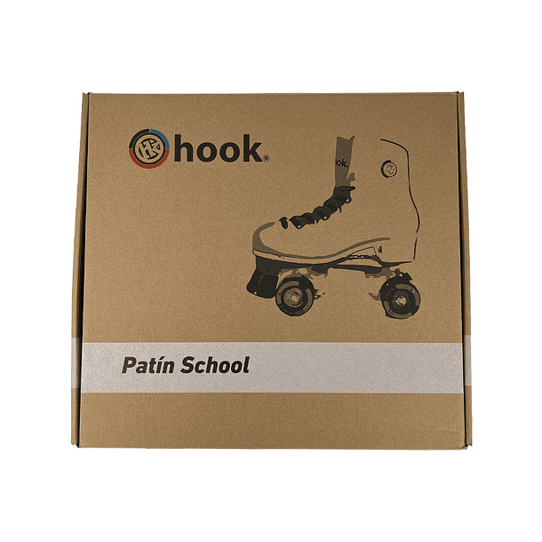 PATINES HOOK SCHOOL WHITE-PINK 34 6