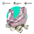 CUBRE PATINES HOOK ROSADO DISEÑO 4