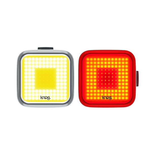 LUCES DELANTERA Y TRASERA KNOG BLINDER SQUARE 12291 2