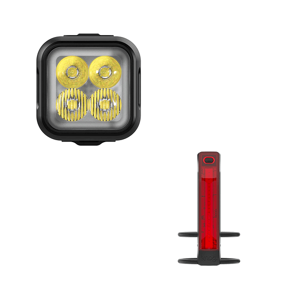 SET DE LUCES BLINDER PRO 600 LM + PLUS TRASERA 20 LM 2