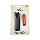 SET DE LUCES BLINDER PRO 600 LM + PLUS TRASERA 20 LM 8