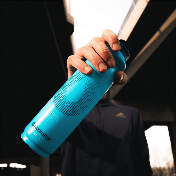 PACK 3 BOTELLAS DE HIDRATACIÓN HYDRAPAK TEMPO RUNNING 400ML (BLUE, BLACK, WHITE) 6