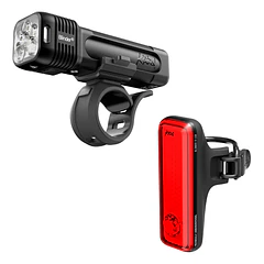 SET DE LUCES TRASERAS PARA BICICLETA BLINDER 1400 + BLINDER R-150