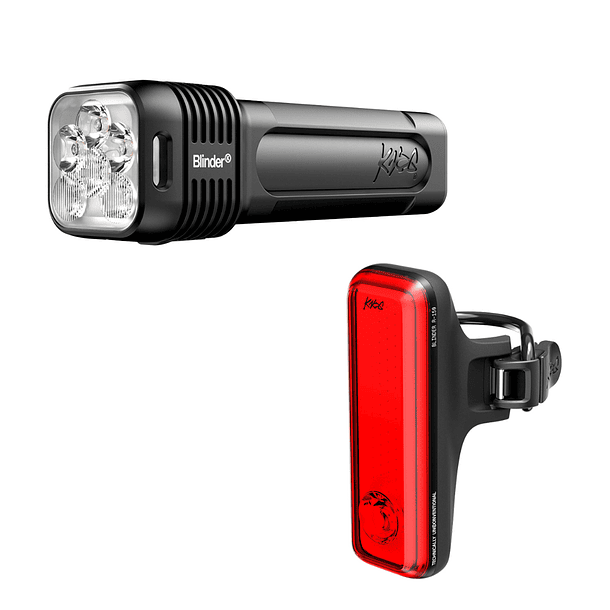 SET DE LUCES TRASERAS PARA BICICLETA BLINDER 1400 + BLINDER R-150 1