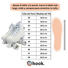 PATINES HOOK SCHOOL WHITE 30 6