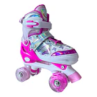 PATINES HOOK QUAD J-ONE + PROTECCIONES PINK XS(27-30) 6