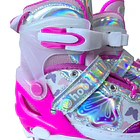 PATINES HOOK QUAD J-ONE + PROTECCIONES PINK XS(27-30) 11