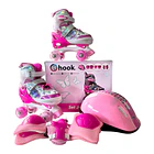 PATINES HOOK QUAD J-ONE + PROTECCIONES PINK XS(27-30) 1