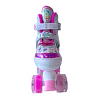 PATINES HOOK QUAD J-ONE + PROTECCIONES PINK S(31-34) 6