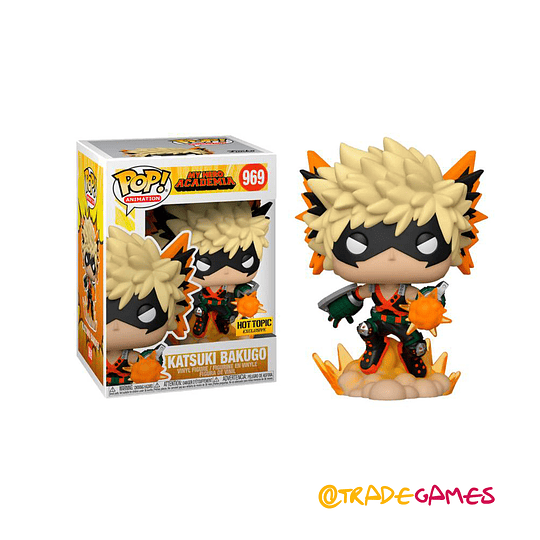 Funko Pop! KATSUKI BAKUGO 969 HOT TOPIC My Hero Academia