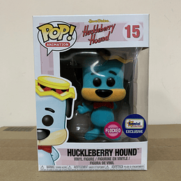 Funko Pop! HUCKLEBERRY HOUND 15 Flocked GEMINI (Detalle en figura)