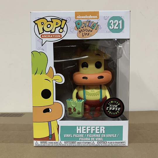 Funko Pop! HEFFER 321 CHASE Rocko's Modern Life (Detalle en caja)