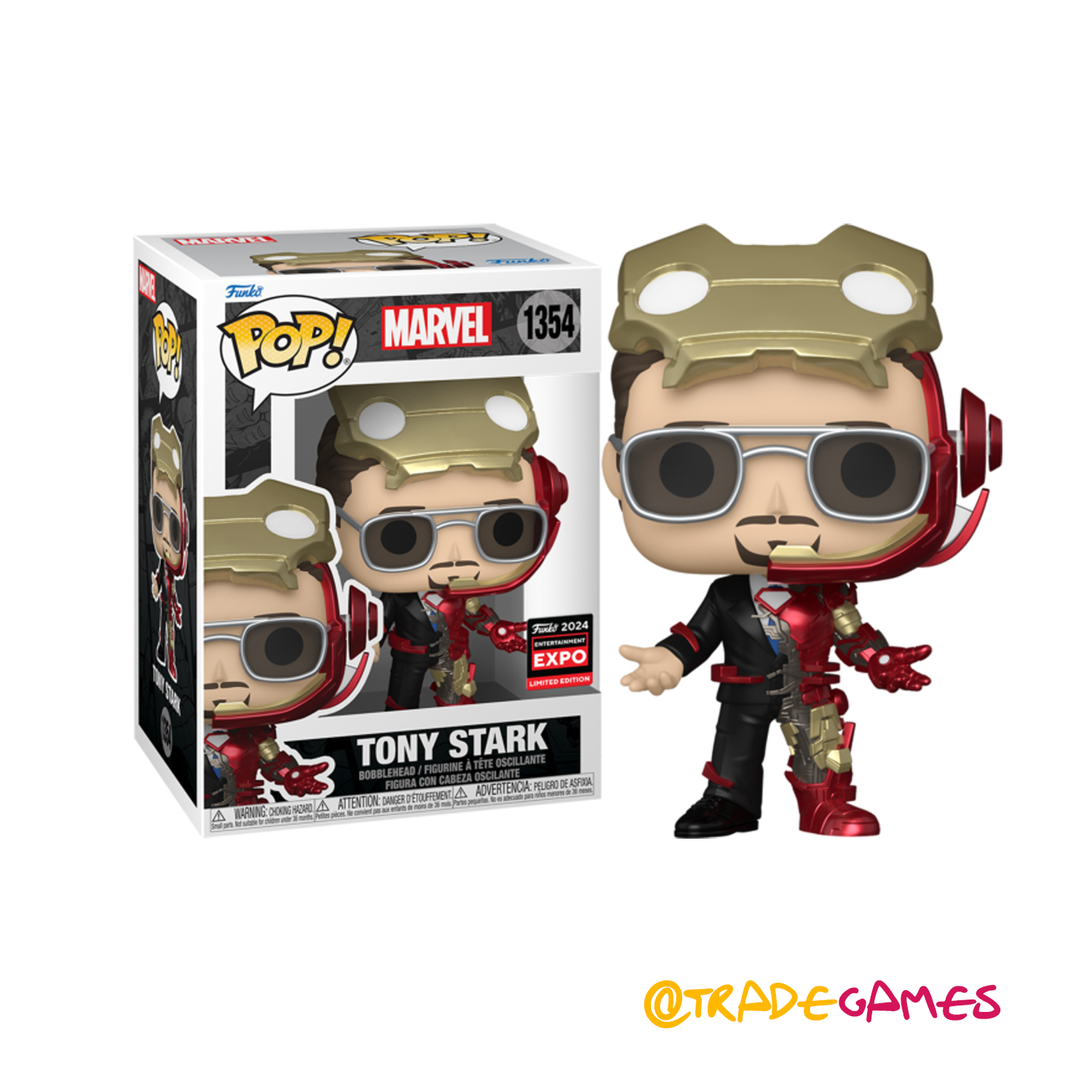 Funko Pop Tony Stark SDCC 2013 - Édition Limitée, Occasion