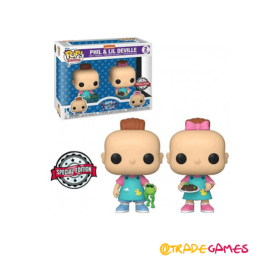 Funko Pop! PHIL & LIL DEVILLE 2 PACK SPECIAL EDITION Rugrats