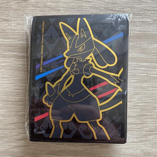 Pokémon TCG Sleeves - Lucario (ETB Crown Zenith)