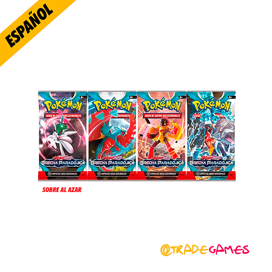 Pokémon TCG Scarlet & Violet - Brecha Paradojica Booster ESPAÑOL ( 1 unidad )