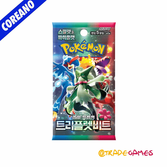 Pokémon TCG Scarlet & Violet - Triplet Beat Booster COREANO ( 1 unidad )