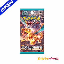 Pokémon TCG Scarlet & Violet - Ruler Of The Black Flame Booster COREANO ( 1 unidad )