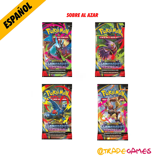 Pokémon TCG Mega Evolution - Llamaradas Fantasmales Booster ESPAÑOL ( 1 unidad )