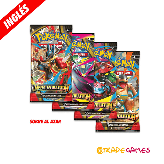 Pokémon TCG Mega Evolution - Mega Evolution Booster INGLÉS ( 1 unidad )